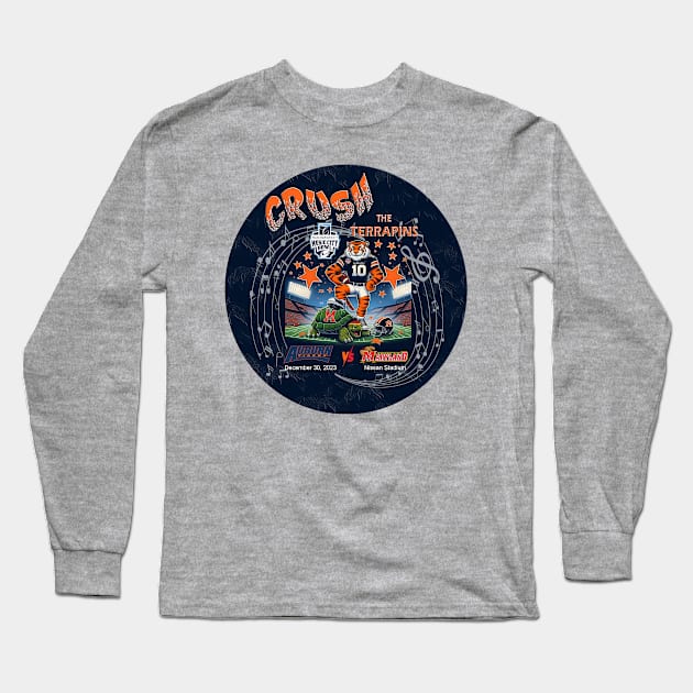 90s Auburn vs Maryland Football Long Sleeve T-Shirt by Total Nostalgia